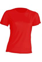 T-shirt JHK, damski sportowy - SPORT T-SHIRT LADY - RED