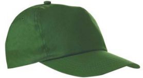 Czapka pięciopanelowa CZA001 - kolor BOTTLE GREEN