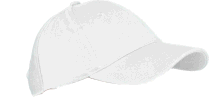 Czapka sześciopanelowa CZA003 - kolor WHITE