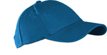 Czapka sześciopanelowa CZA003 - kolor ROYAL BLUE