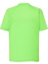 T-shirt JHK - SPORT KID T-SHIRT - LIME FLUOR