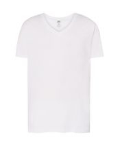 T-Shirt V-neck JHK TSUA PICO WHITE