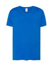 T-Shirt V-neck JHK TSUA PICO ROYAL BLUE