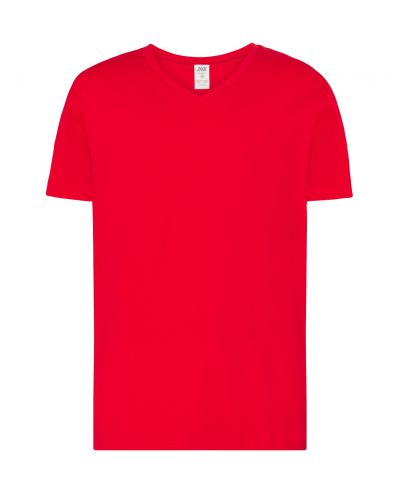 T-Shirt V-neck JHK TSUA PICO RED