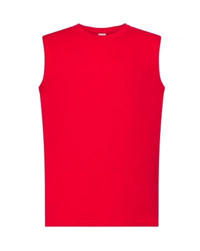 T-shirt męski bez rękawów JHK TSUA TNK RED