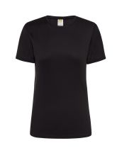 T-shirt JHK, damski sportowy - SPORT T-SHIRT LADY - BLACK