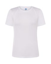 T-shirt JHK, damski sportowy - SPORT T-SHIRT LADY - WHITE