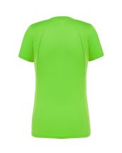 T-shirt JHK, damski sportowy - SPORT T-SHIRT LADY - LIME FLUOR