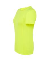 T-shirt JHK, damski sportowy - SPORT T-SHIRT LADY - GOLD FLUOR