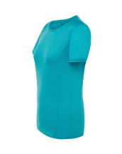 T-shirt JHK, damski sportowy - SPORT T-SHIRT LADY - TURQUOISE