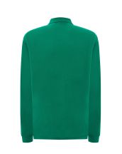 Polo męskie z długim rękawem JHK PORA 210 LS KELLY GREEN