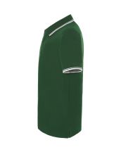 Polo męskie JHK PORA 210 CONTRAST BOTTLE GREEN / WHITE