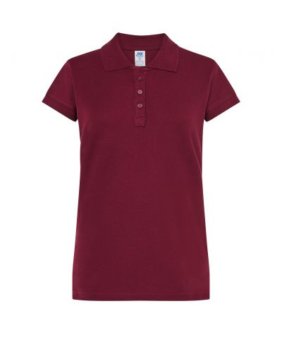 Polo damskie POPL 200 BURGUNDY