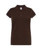 Polo damskie POPL 200 CHOCOLATE