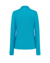 Polo damskie z długim rękawem JHK POPL 200 LS TURQUOISE