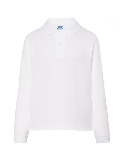 Polo KID LS JHK PKID 210 LS WHITE