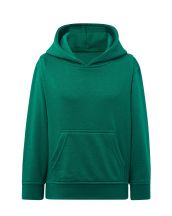 KID SWEATSHIRT KANGAROO KELLY GREEN