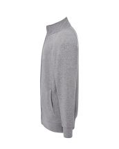 FULL ZIP SWEATSHIRT GREY MELANGE