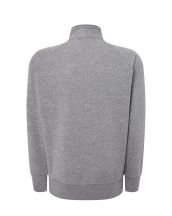 FULL ZIP SWEATSHIRT GREY MELANGE