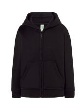 Bluza JHK KID HOODED SWEATSHIRT - BLACK