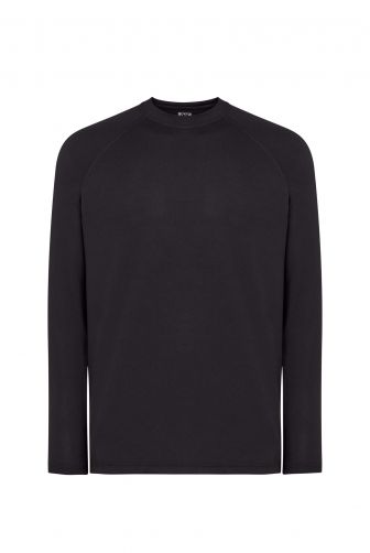 SPORT T-SHIRT MAN LS - BLACK