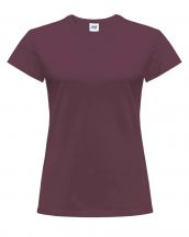 T-shirt damski JHK TSRLCMF - BURGUNDY