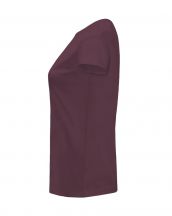 T-shirt damski JHK TSRLCMF - BURGUNDY