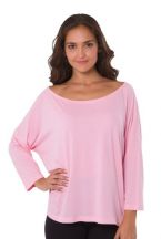 Bluzka damska JHK MALDIVAS TSULMLDV - PINK NEON