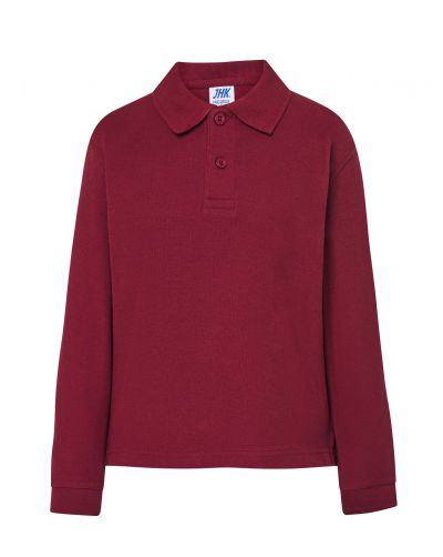 Polo KID LS JHK PKID 210 LS BURGUNDY