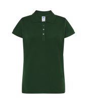 Polo damskie WORKER POPL 200 WK BOTTLE GREEN