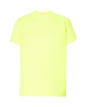 T-shirt JHK - SPORT KID T-SHIRT - GOLD FLUOR