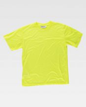 T-shirt High Vision - GOLD FLUOR