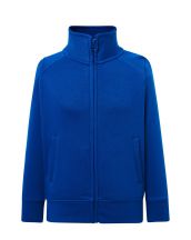 BLUZA JHK KID FULL ZIP SWEATSHIRT - ROYAL BLUE