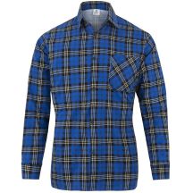 Koszula Flanelowa KOFL - ROYAL BLUE SZKOCKA KRATA