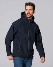 SOFTSHELL JACKET HOODED MAN