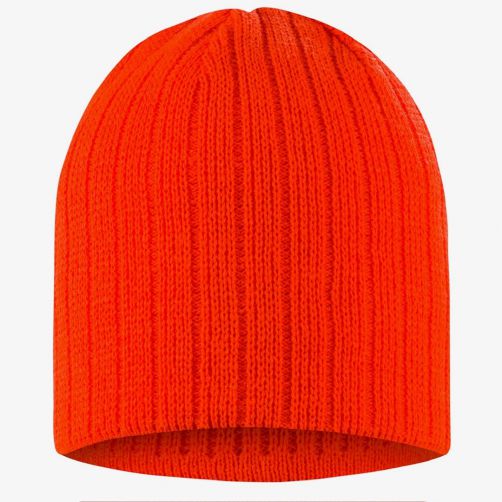 Czapka zimowa BEANIE ORANGE FLUOR