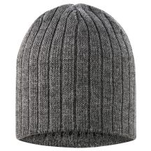 Czapka zimowa BEANIE DARK GREY MELANGE (50%)