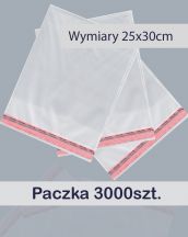 Torebki foliowe z taśmą zamykającą (w paczce 3000 szt.) >> T-shirty, polo