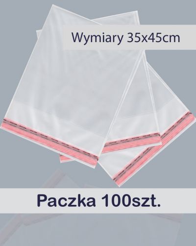 Torebki foliowe z taśmą zamykającą (w paczce 100 szt.) >> Bluzy, polary