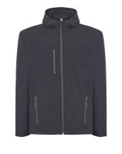 SOFTSHELL JACKET HOODED MAN - NAVY