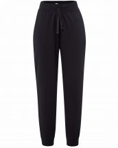 Spodnie SWEET PANTS CUFF FRENCH TERRY - BLACK