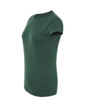 T-shirt damski JHK TSRLCMF - BOTTLE GREEN HEATHER