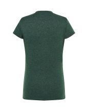 T-shirt damski JHK TSRLCMF - BOTTLE GREEN HEATHER