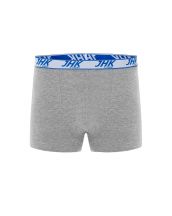 BIELIZNA BOKSERKI MĘSKIE KRÓTKIE - GREY MELANGE- 3 PACK