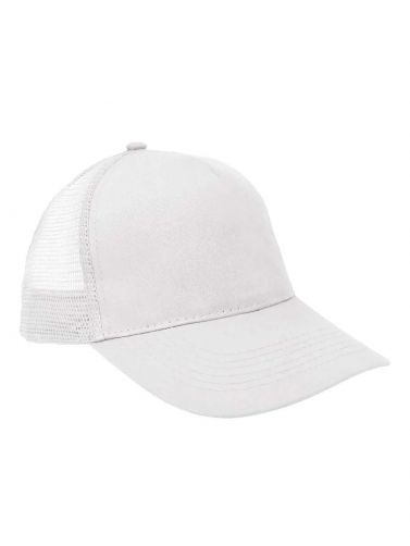 Czapka pięciopanelowa TRUCKER bawełna CZA611 - WHITE