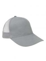 Czapka pięciopanelowa TRUCKER bawełna CZA611 - LIGHT GREY
