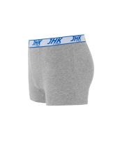 BIELIZNA BOKSERKI MĘSKIE KRÓTKIE - GREY MELANGE- 3 PACK