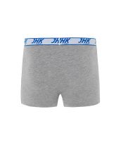 BIELIZNA BOKSERKI MĘSKIE KRÓTKIE - GREY MELANGE- 3 PACK