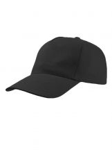 Czapka dziecięca pięciopanelowa KIDS CZA600K - BLACK