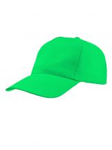 Czapka dziecięca pięciopanelowa KIDS CZA600K - LIME